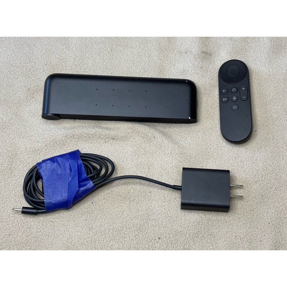 Facebook Portal TV LW94NS Smart Video Calling Power Cables and W/ Remote